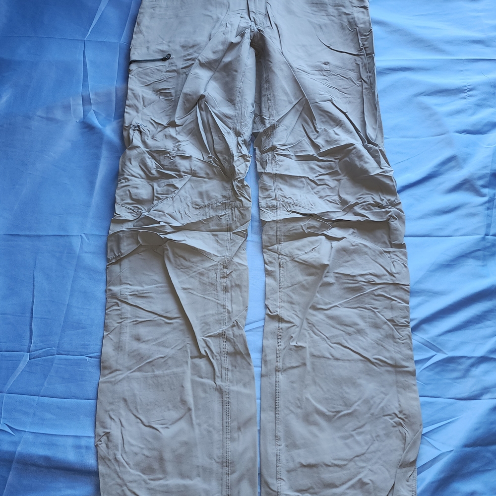 ARC'TERYX MEN'S SIGMA LIGHTWEITH OUTDOOR HIKING CARGO PANTS LIGHT GRAY 34/32
